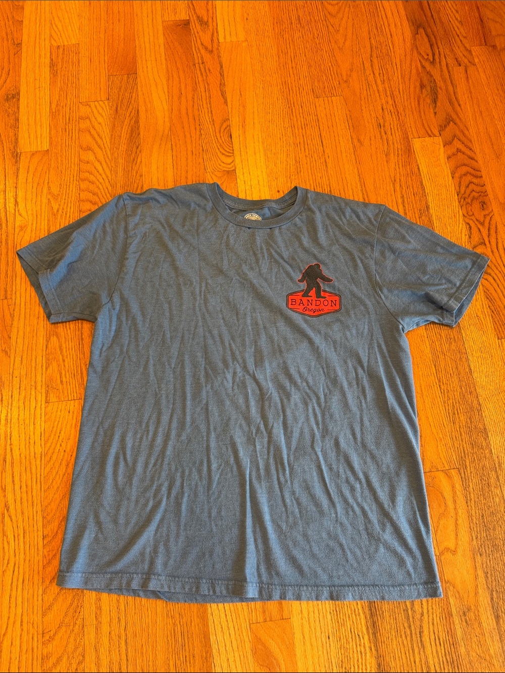 Oregon Blue Logo Short-Sleeve Men's T-Shirt Bigfoot Large
